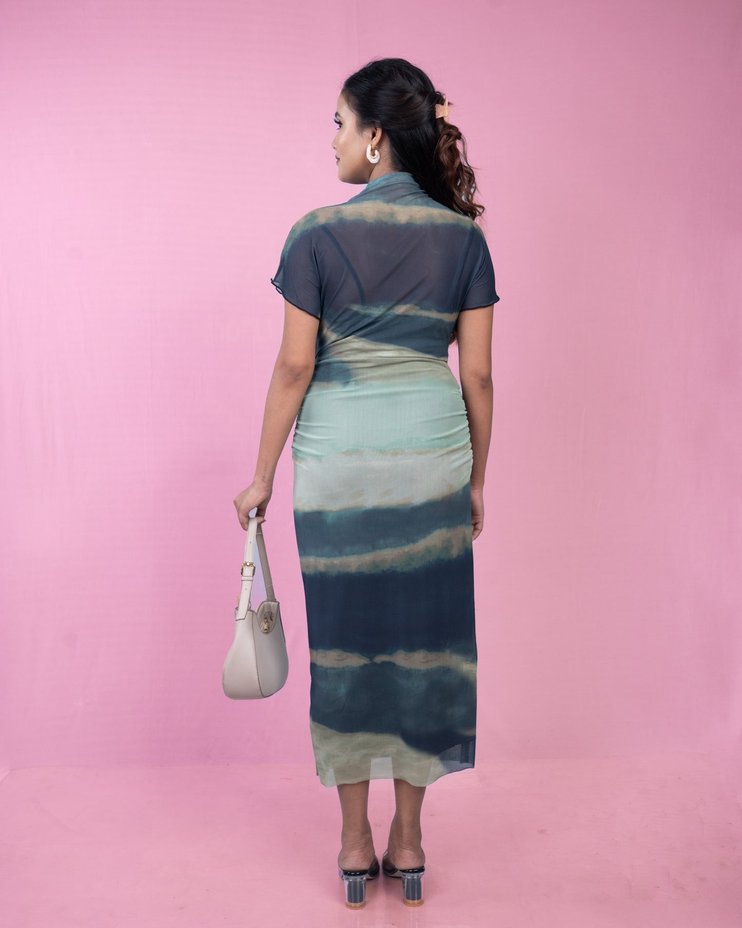 Sunset Aura Tie-Dye Dress