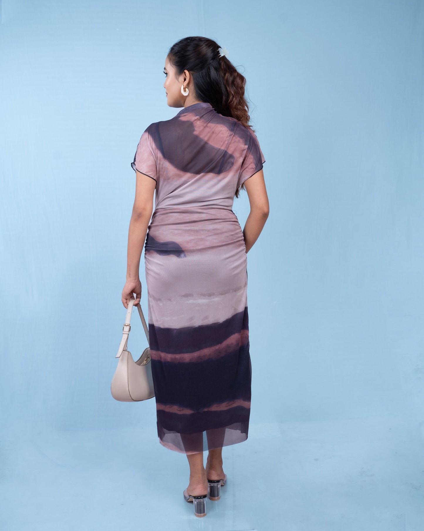 Sunset Aura Tie-Dye Dress