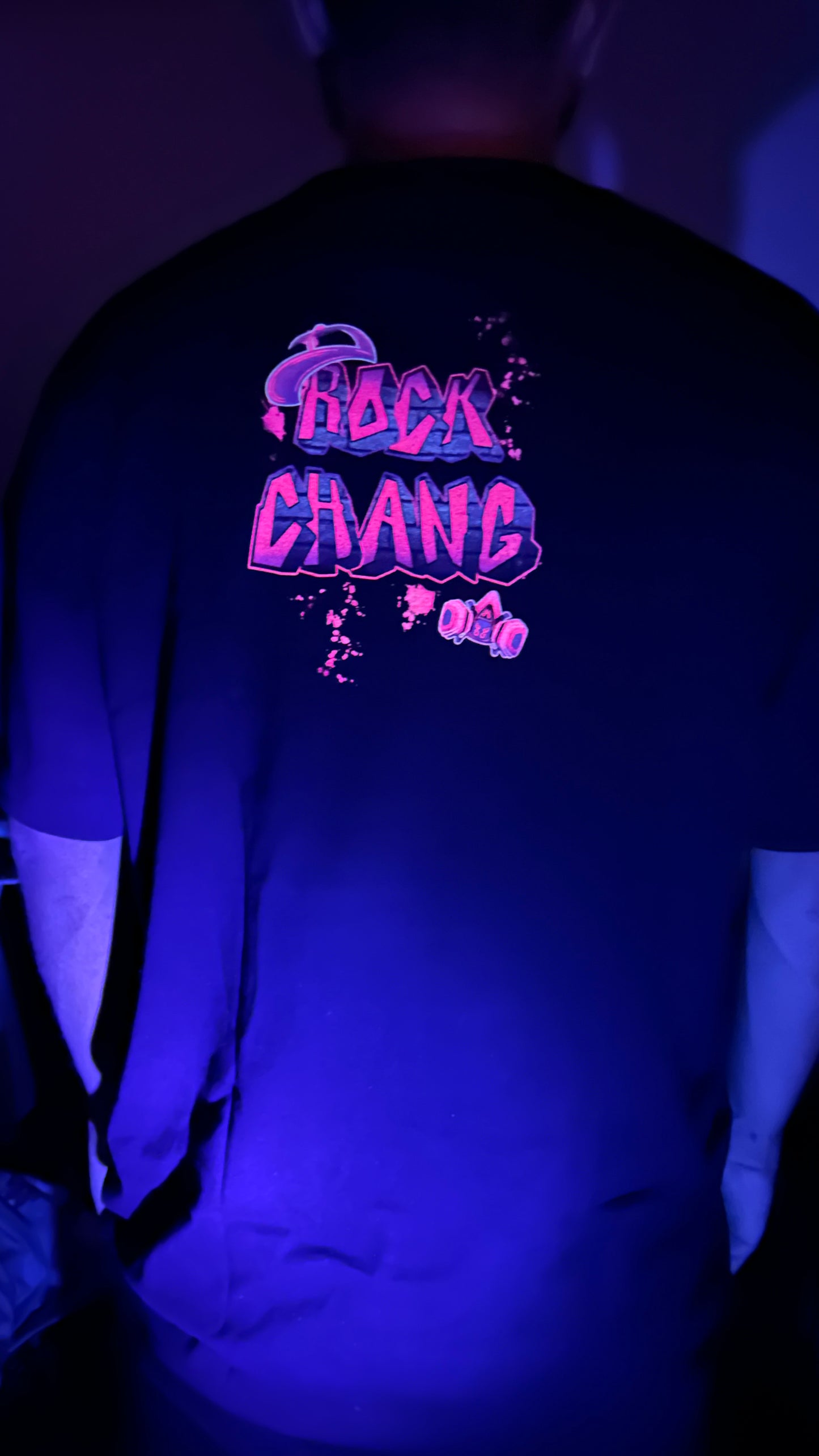 Urban Vibes Glow-in-the-Dark Graffiti Girl T-Shirt