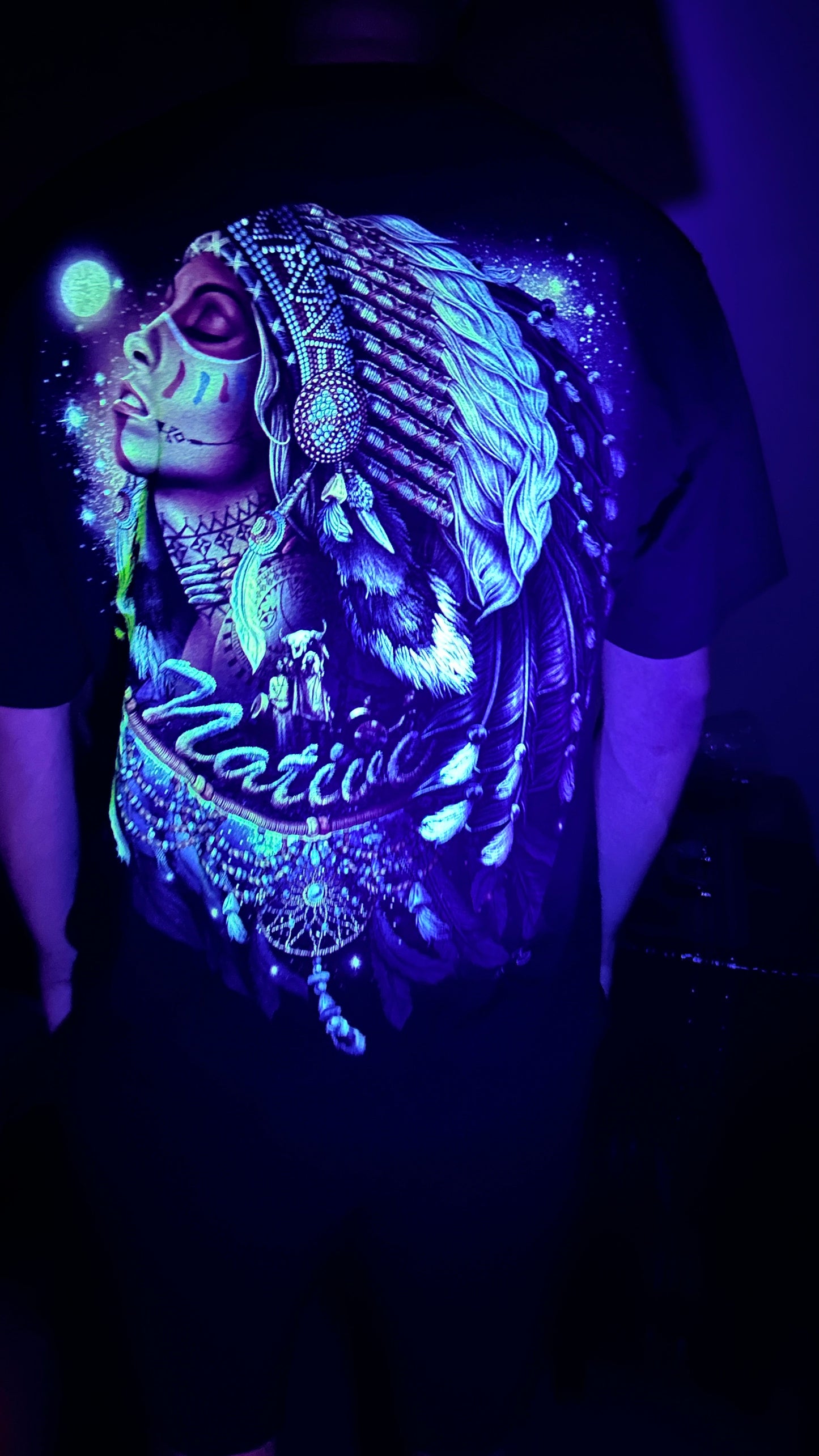 Native Spirit 3D Glow-in-the-Dark Nature Beauty T-Shirt