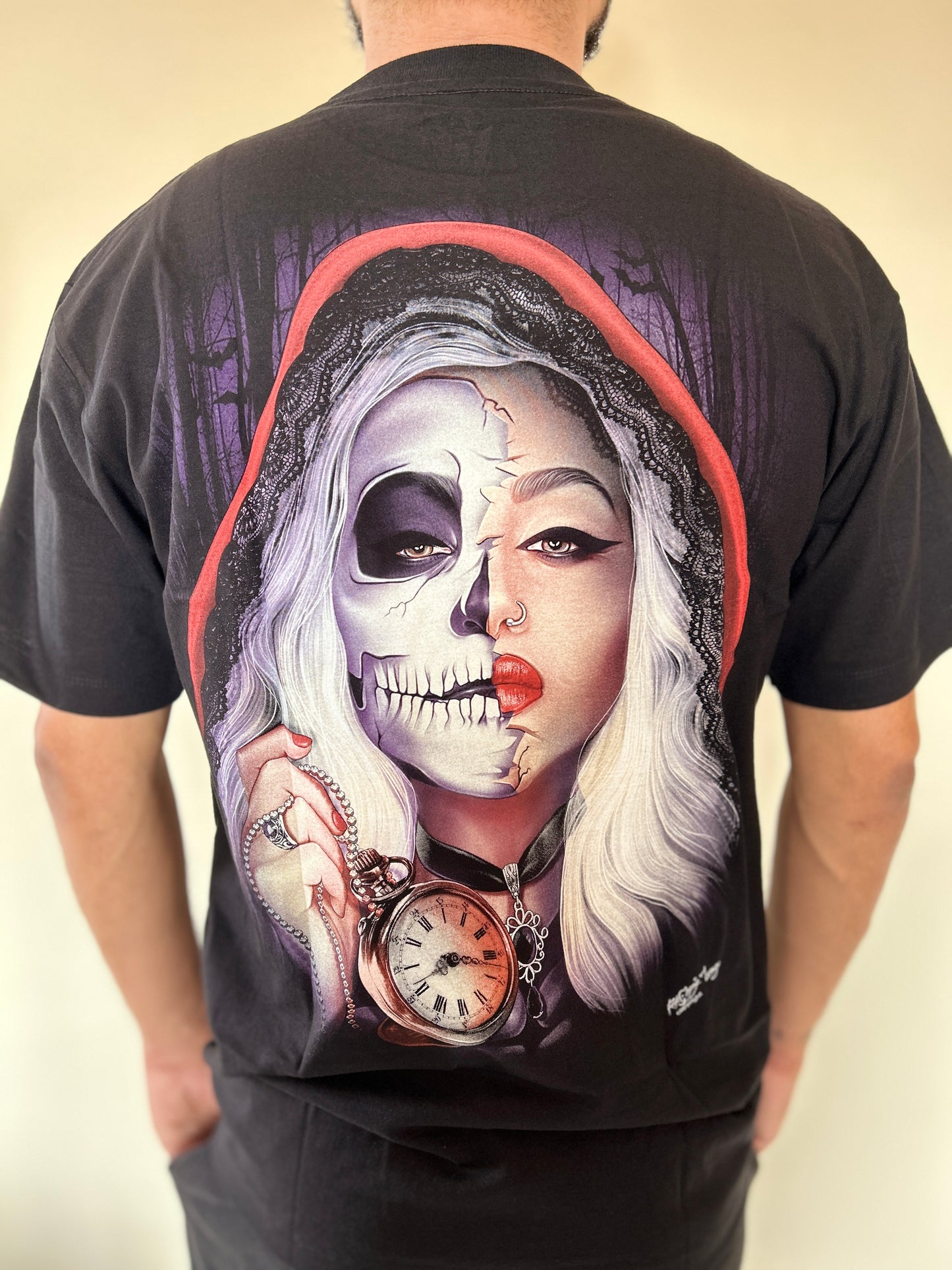 Skull Beauty 3D Glow Unisex T-Shirt