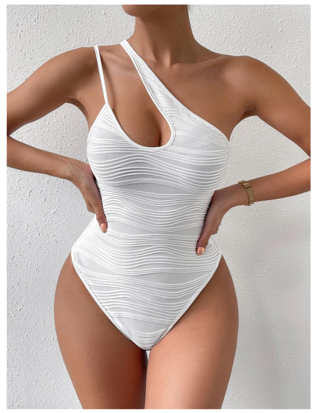 Asymmetric Allure Cut-Out Bodysuit